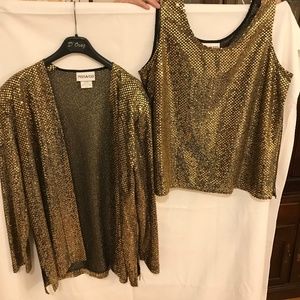 2 piece womens evening wear